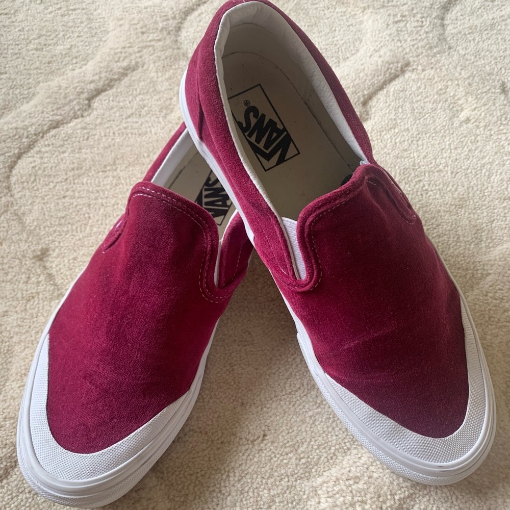 Maroon Vans